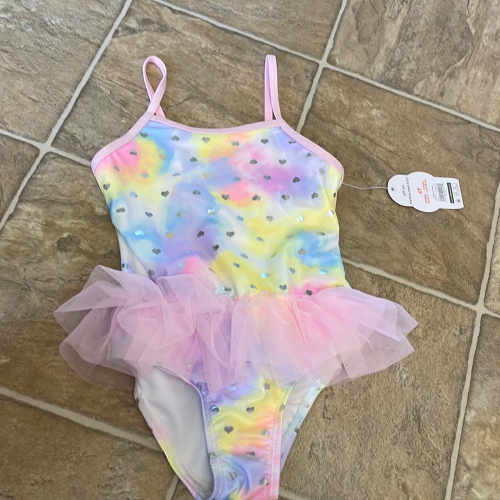 Wonder Nation girls.             sz 4T/NP4 one piece swimsuit